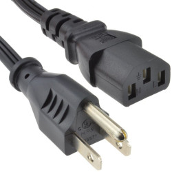 "Kettle" Type Power Cable 2m - IEC C13 (US)