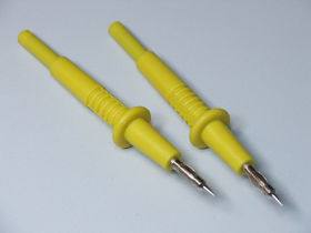 Końcówka pomiarowa 20.157.3 igła 4mm;żółta;105mm PVC 1000V