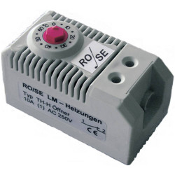 Rose TH-H Thermostat 1 Breaker 60x32x43 mm For Cabinet Heaters