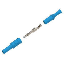 Adapter z wtykiem bananowym Męski Połączenie lutowane Niebieski 36A Electro PJP rozmiar 4 mm