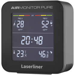 Laserliner 082.431A AirMonitor Pure Fine Dust Detector Temp &amp; Humidity