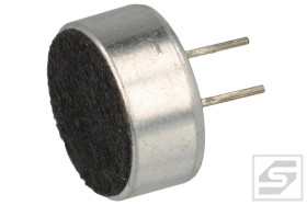 Mikrofon pojemnościowy KPCM-29B-P z pinami;2.2kR;4.5V;9.7x4.5mm;RoHS