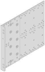 nVent SCHROFF 24568449 Ściana boczna 295 stal czarno-szary 2 szt.