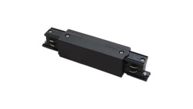 Łącznik Prosty Do Listw Szynowych Trójfazowych Czarny