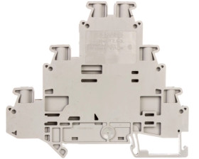 Złączka szynowa 3-piętrowa 6-przewodowa 2,5mm2 szara UT 2,5-3PV 3214262 /50szt./