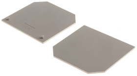 Ścianka koncowa Pokrywa końcowa RS PRO Bloki zaciskowe do montażu na szynie DIN