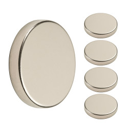 Magnes Neodymowy N38 8x3mm Walcowy - Zestaw 5 sztuk