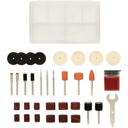 Draper 08954 Accessories Set for D20 Engraver/Grinder (32 Piece) -08954