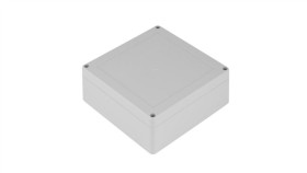 Obudowa Ekranowana Szary Ik07, Ip65 Silikon, 134.75 X 134.75 X 60.1Mm, Rs Pro