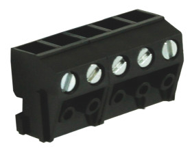 Klucz polaryzacyjny 5 -pinowe raster 5mm Przewlekany Żeński RS PRO