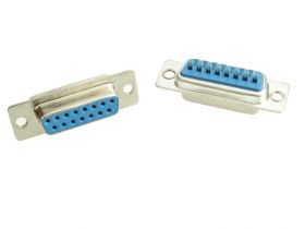 D-SUB 15 Gniazdo lutowane na kabel (2 szt)