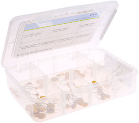 Zestaw kondensatorów 70 sztuk THT VY11-KIT-CS Vishay