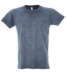 T-shirt, Granatowy, Bawełna 100%, XL, Krótki