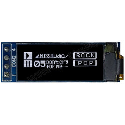 Winstar WEA012832FWPP3N00000 OLED COG 128x32 white 0.91&quot; on PCB I2C