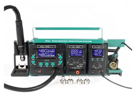 Zestaw naprawczy Yihua 813 3w1: Stacja 993 1000W, Hot Air 939 120W, Zasilacz 3005D