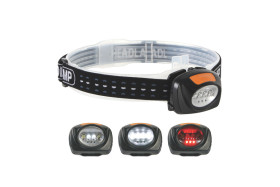 Velleman 2-in-1 LED Headlamp with White and Red Modes