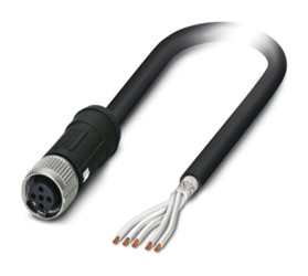 Przewód czujnik-siłownik ze złączem Złącze M12 liczba rdzeni 5 długość 2m Rodzaj A Żeńskie