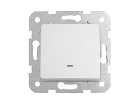 LINNERA S Wyłącznik pojedynczy 1-biegunowy podświetlany biały 91440019 VIKO PANASONIC