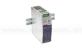 Mean Well WDR-120-12 Zasilacz przemysłowy 120W 12VDC, DIN TS35