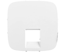 VALENA ALLURE Plakietka gniazda pojedynczego RJ11 lub RJ45 biały 755415
