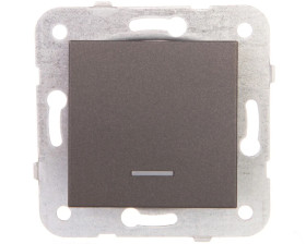 Novella Przycisk Podświetlany, Kolor Czarny / 92105514m