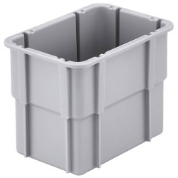 Alutec 75210 Inserts Stackable 131x101x90mm Grey 1pc