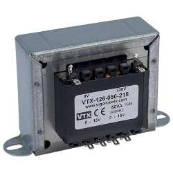 Vigortronix VTX-126-050-215 Chassis Transformer 230V 50VA 15V&#x2B;15V