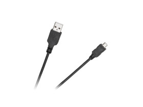 Przewód wtyk USB A - wtyk USB micro 1,8m