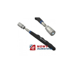 Chwytak magn. teleskopowy + LED magnetyczny, latarka 80cm