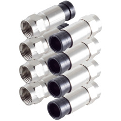 Shiverpeaks BS15-300214 F Connector Comp Plugs 7mm Diameter 4pieces