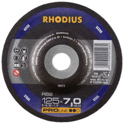 Rhodius 200253 RS2 Grinding Disc 180mm Versatile Roughing Wheel Steel