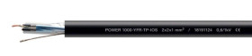 Przewód zasilający POWER 1000-YFR-TP-IOS 2x2x1 ekranowany uniepalniony czarny 0,6/1kV 18191124 /bębnowy/