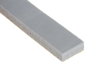 Taśma piankowa, 5m x 20mm x 6.4mm, kolor: Szary, RS PRO Jednostronna