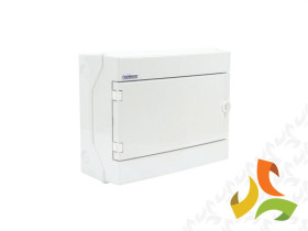 Rozdzielnica hermetyczna PV 1000V DC 1x12 natynkowa IP65 IK07 drzwi białe RH-12/B 36.11 ELEKTRO-PLAST