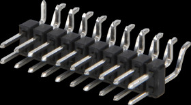 SL 28 SMD THR 058 20Z Male header 2.54 mm, 2x10, SMT+THT