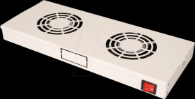 26210303 19" roof fan unit, 2 fans, gray