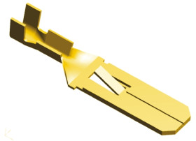 Konektor płaski Męski 6.48 x 0.83mm długość 28.12mm Izolacja: Nieizolowane