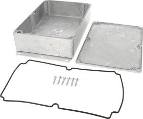 Hammond Electronics 1550Z124F Obudowa uniwersalna, (D x S) 223 mm x 147 mm, odlew aluminiowy, 1 szt.