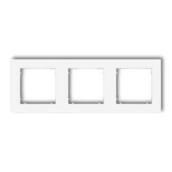 MINI biały MR-3 Ramka 3-krotna KARLIK