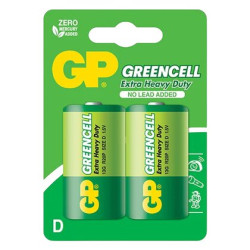 2 x bateria cynkowo-węglowa R20 / D GP GreenCell
