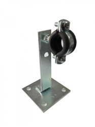 Uchwyt dachowy z płytką do prowadzenia rury KM55R