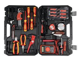 Zestaw narzędzi dla elektryków 68 części w organizerze