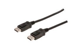 Kabel połączeniowy DisplayPort 1.2 Typ DP/DP, M/M czarny 15m AK-340100-150-S
