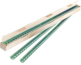 Szyna montażowa DIN stalowa perforowana 35x15x1000mm 6,3x18mm TS35/CF6Box-1m=1szt I-011011004040BOX