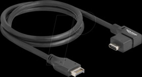 85759 USB E Key A 20 pin male to USB C female, angled, 70 cm