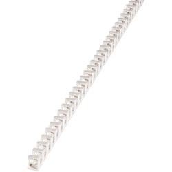 HellermannTyton 164-11108 HTC-10SK-PP-WH Flexible Cable Support White (0.5m)