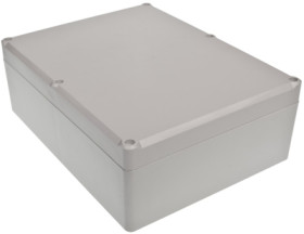 ABS enclosure, (L x W x H) 225 x 174.8 x 79.75 mm, light gray, IP65, 4U63231808017