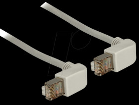 83512 2,0m Cat.5e SFTP, RJ45, angulated / angulated