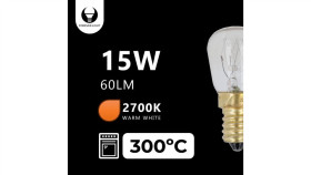 Żarówka Do Piekarnika E14 St26 15W 230V 60Lm 300 Forever Light Rtv100497