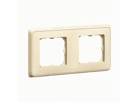 CARIVA Ramka 2 podwójna poziom/pion krem 773752 LEGRAND
